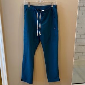 Figs Caribbean blue scrub pants